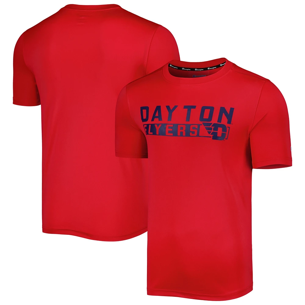 T-shirt Champion Dayton Flyers Impact Knockout rouge pour homme