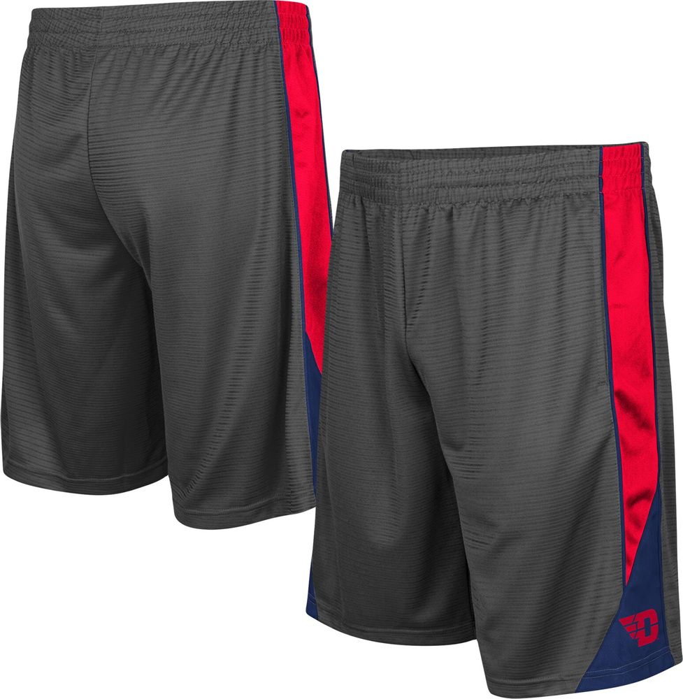 Men's Colosseum Charcoal Dayton Flyers Turnover Shorts