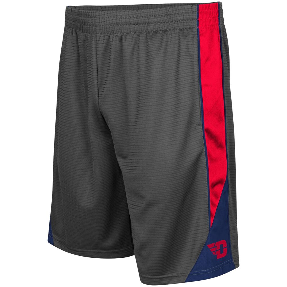 Men's Colosseum Charcoal Dayton Flyers Turnover Shorts