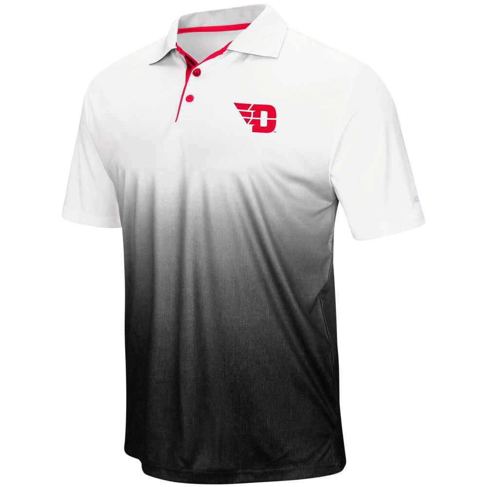 Men's Colosseum Gray Dayton Flyers Magic Team Logo Polo