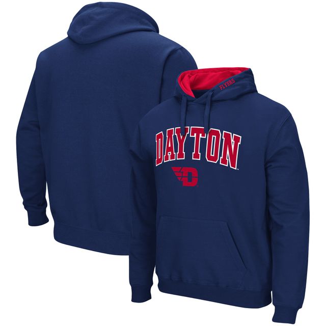 Chandail à capuchon Colosseum Navy Dayton Flyers pour homme avec arche et logo