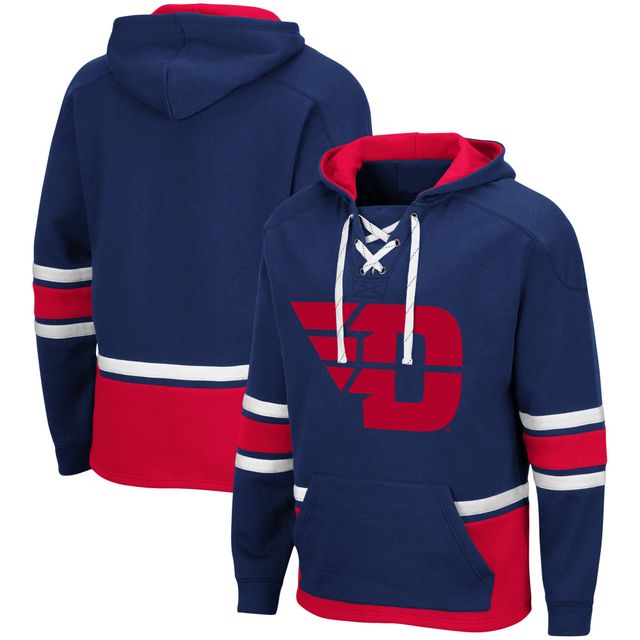 Pull à capuche Colosseum Navy Dayton Flyers Lace Up 3.0 pour hommes