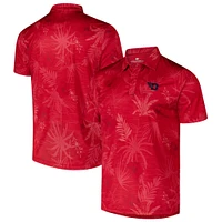 Polo de l'équipe Colosseum rouge Dayton Flyers Palms pour hommes