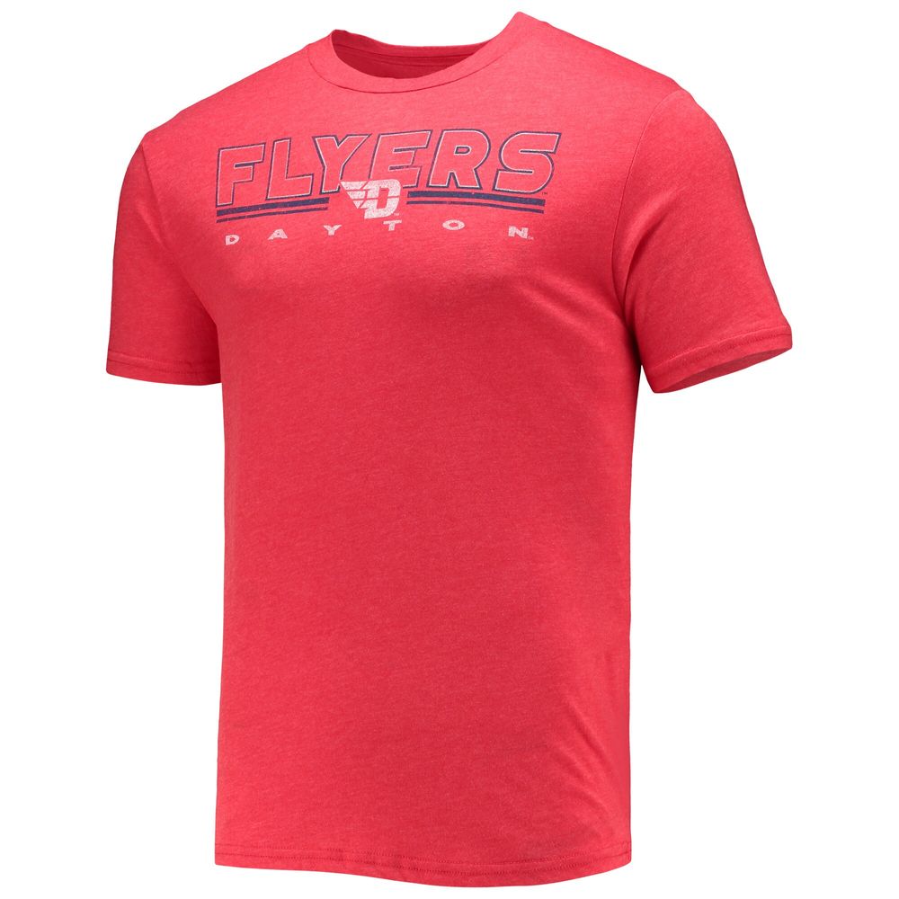 Men's Concepts Sport Heathered Charcoal/Red Dayton Flyers Meter T-Shirt & Pants Sleep Set