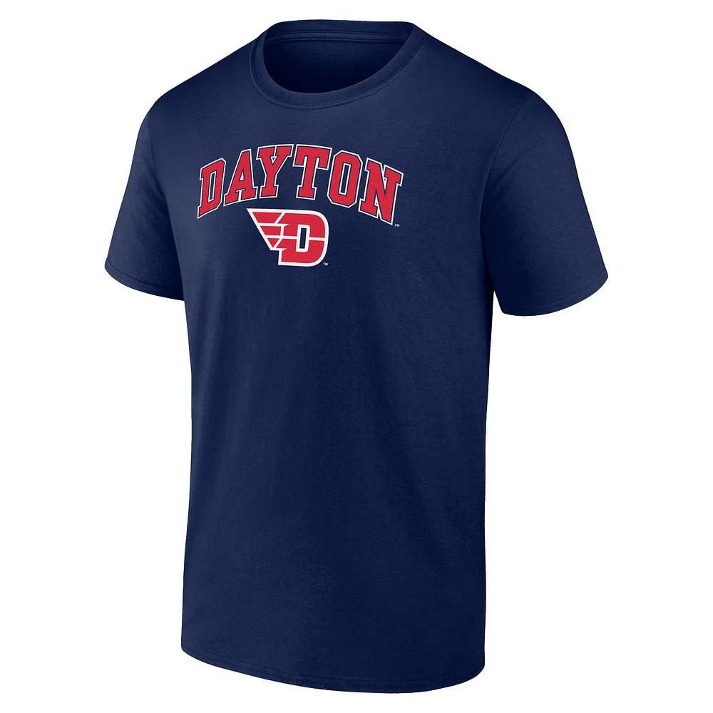 Men's Fanatics Navy Dayton Flyers Campus T-Shirt