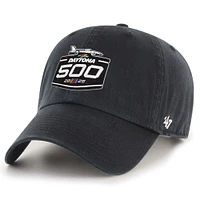 Casquette ajustable noire pour homme '47 Daytona International Speedway Daytona 500 Clean Up