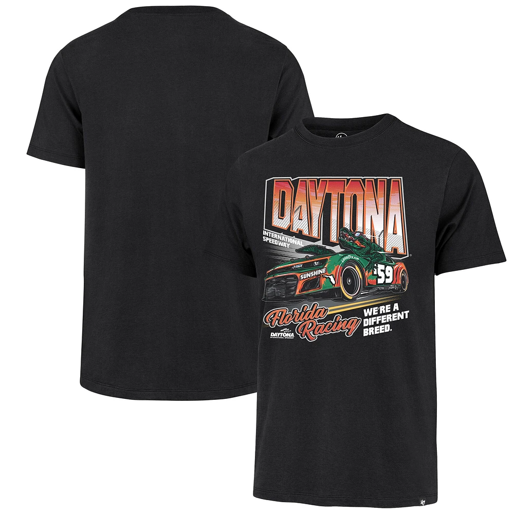 T-shirt Franklin noir pour homme '47 Daytona International Speedway 500