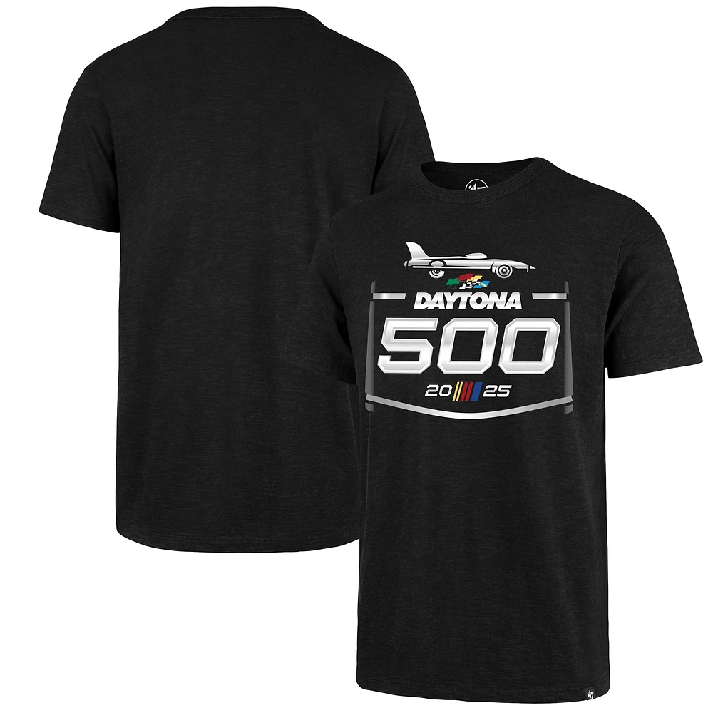 T-shirt noir pour homme Daytona International Speedway 500 Grit Scrum '47