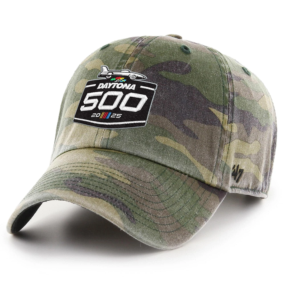 Casquette ajustable Camo '47 pour homme Daytona International Speedway Daytona 500 Clean Up