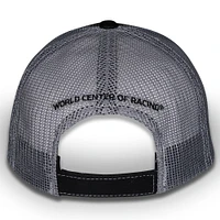 Casquette ajustable à damier pour homme avec logo Daytona International Speedway Daytona 500 noir