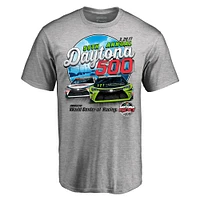 Men's Fanatics Gray 2017 Daytona 500 Lineup T-Shirt