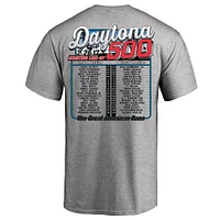 Men's Fanatics Gray 2017 Daytona 500 Lineup T-Shirt