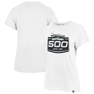 Women's '47 White Daytona International Speedway 500 Franklin T-Shirt