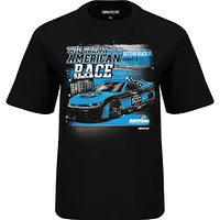 Youth Checkered Flag Sports Black Daytona International Speedway 2025 500 Graphic T-Shirt