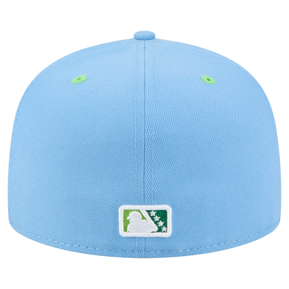 Casquette ajustée 59FIFTY bleu clair Daytona Tortugas Authentic Collection pour homme de New Era