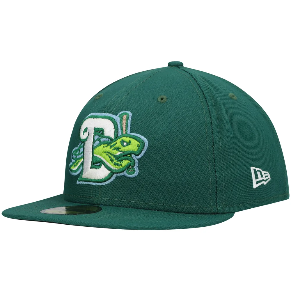 Men's New Era Green Daytona Tortugas Authentic Collection Team Game 59FIFTY Fitted Hat