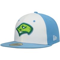 Men's New Era White Daytona Tortugas Authentic Collection Road 59FIFTY Fitted Hat