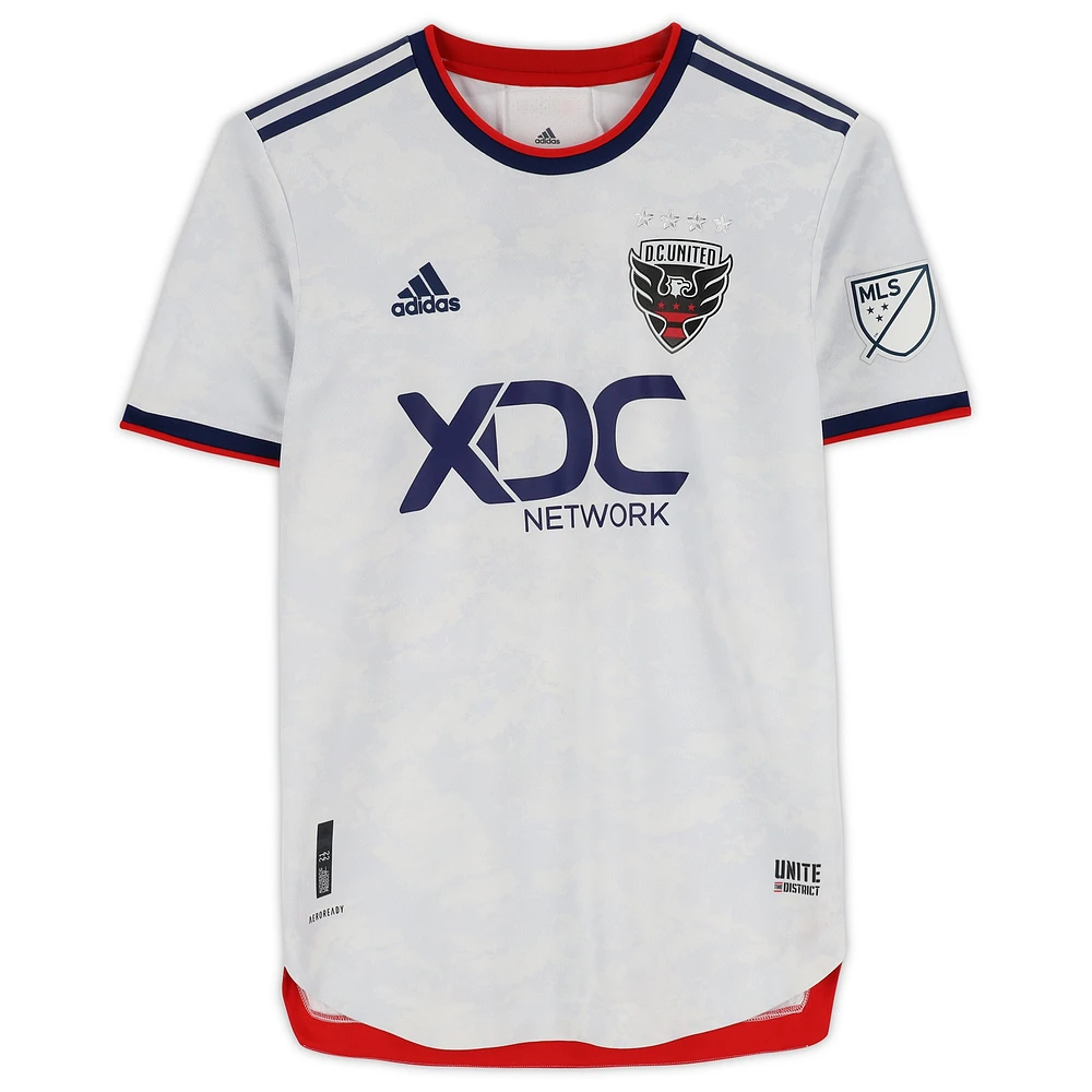 Chris Odoi-Atsem D.C. United Autographed Match-Used #3 White Jersey from the 2022 MLS Season