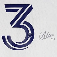 Chris Odoi-Atsem D.C. United Autographed Match-Used #3 White Jersey from the 2022 MLS Season
