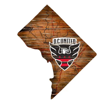 D.C. United 23.5" x 23.5" Distressed State Logo Sign