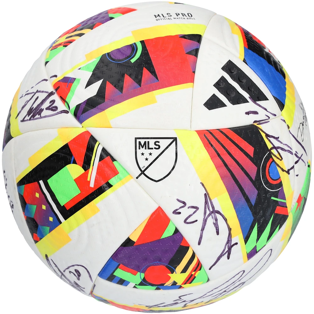 D.C. United Autographed Match-Used Soccer Ball from the 2024 MLS Season with 11 Signatures - #2