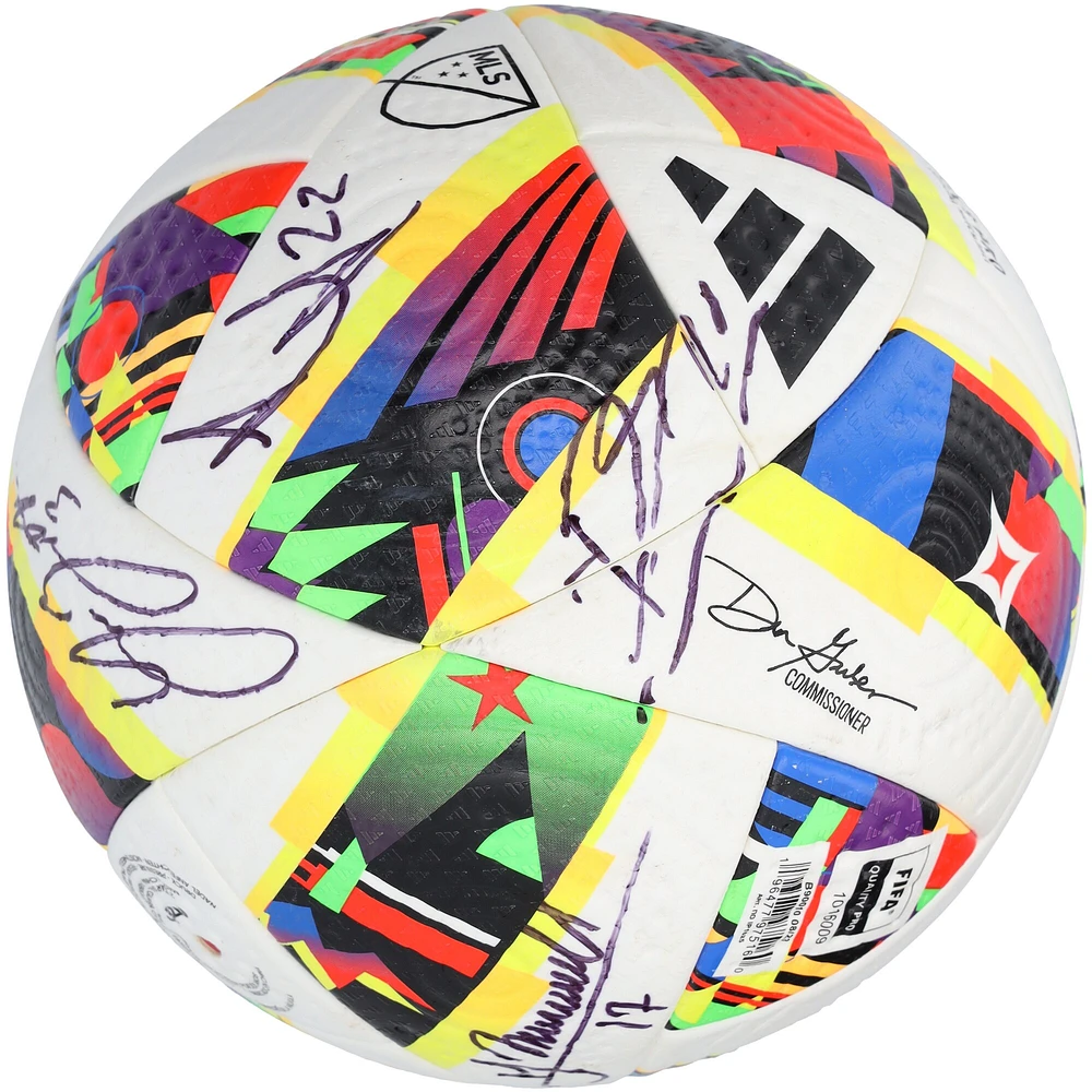D.C. United Autographed Match-Used Soccer Ball from the 2024 MLS Season with 11 Signatures - #2