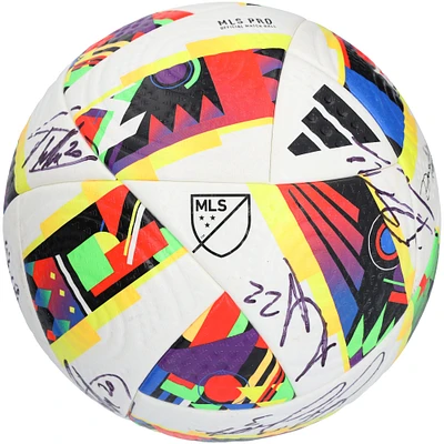 D.C. United Autographed Match-Used Soccer Ball from the 2024 MLS Season with 11 Signatures - #2