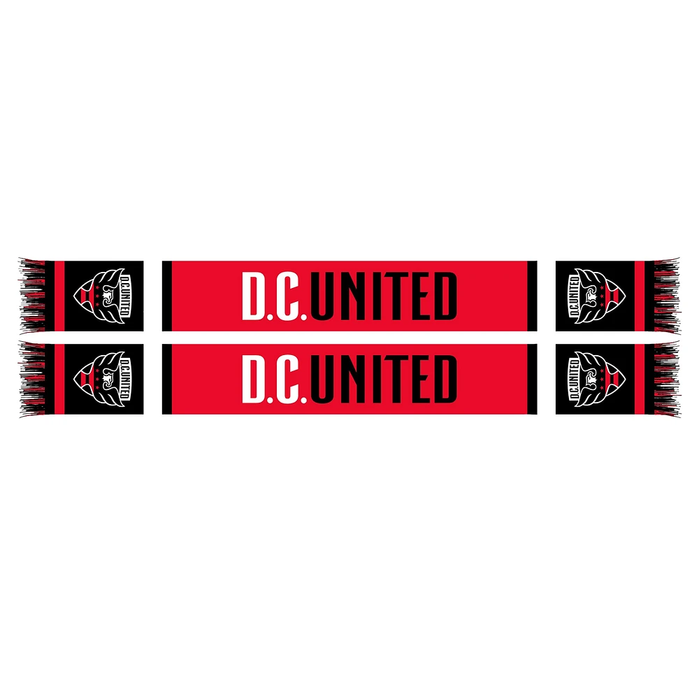 Écharpe en tricot traditionnelle D.C. United Wordmark