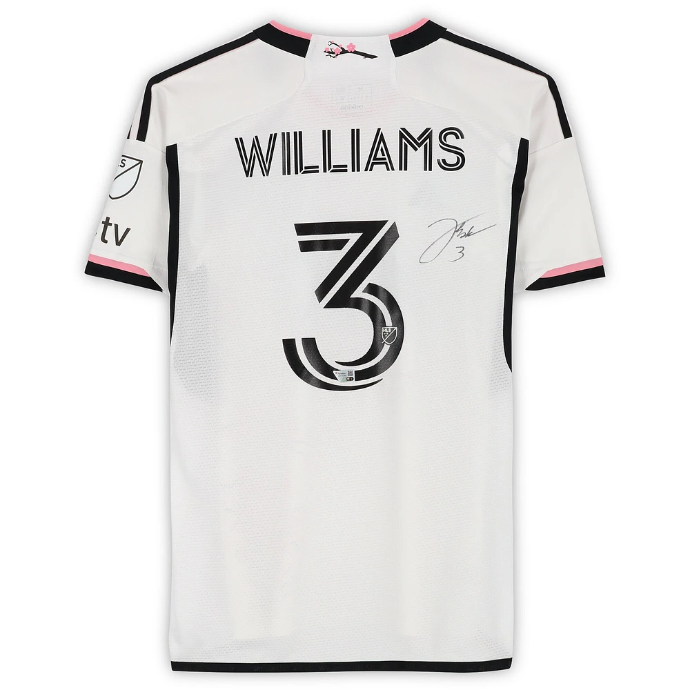 Derrick Williams D.C. United Autographed Match-Used #3 Jersey from the 2023 MLS Season