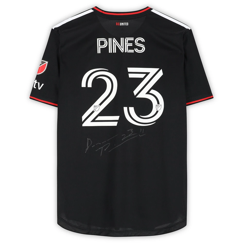 Donovan Pines D.C. United Autographed Match-Used #23 Black Jersey from the 2023 MLS Season