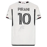 Gabriel Pirani D.C. United Autographed Match-Used #10 White adidas Jersey from the 2024 MLS Season - Size S