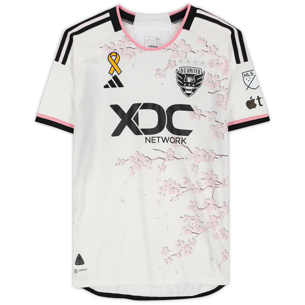 Jackson Hopkins D.C. United Autographed Match-Used #25 Jersey from the 2023 MLS Season