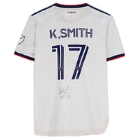 Kimarni Smith D.C. United Autographed Match-Used #17 White Jersey from the 2022 MLS Season