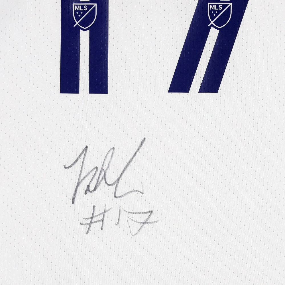 Kimarni Smith D.C. United Autographed Match-Used #17 White Jersey from the 2022 MLS Season