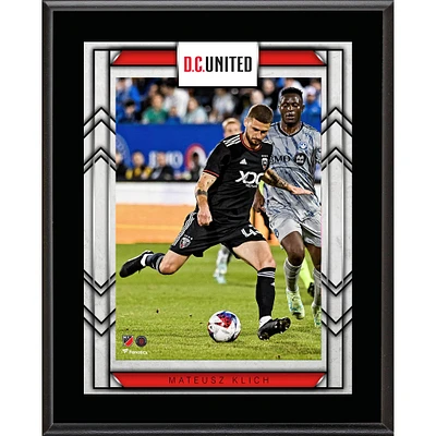 Plaque de joueur sublimée de Mateusz Klich D.C. United 10,5" X 13"