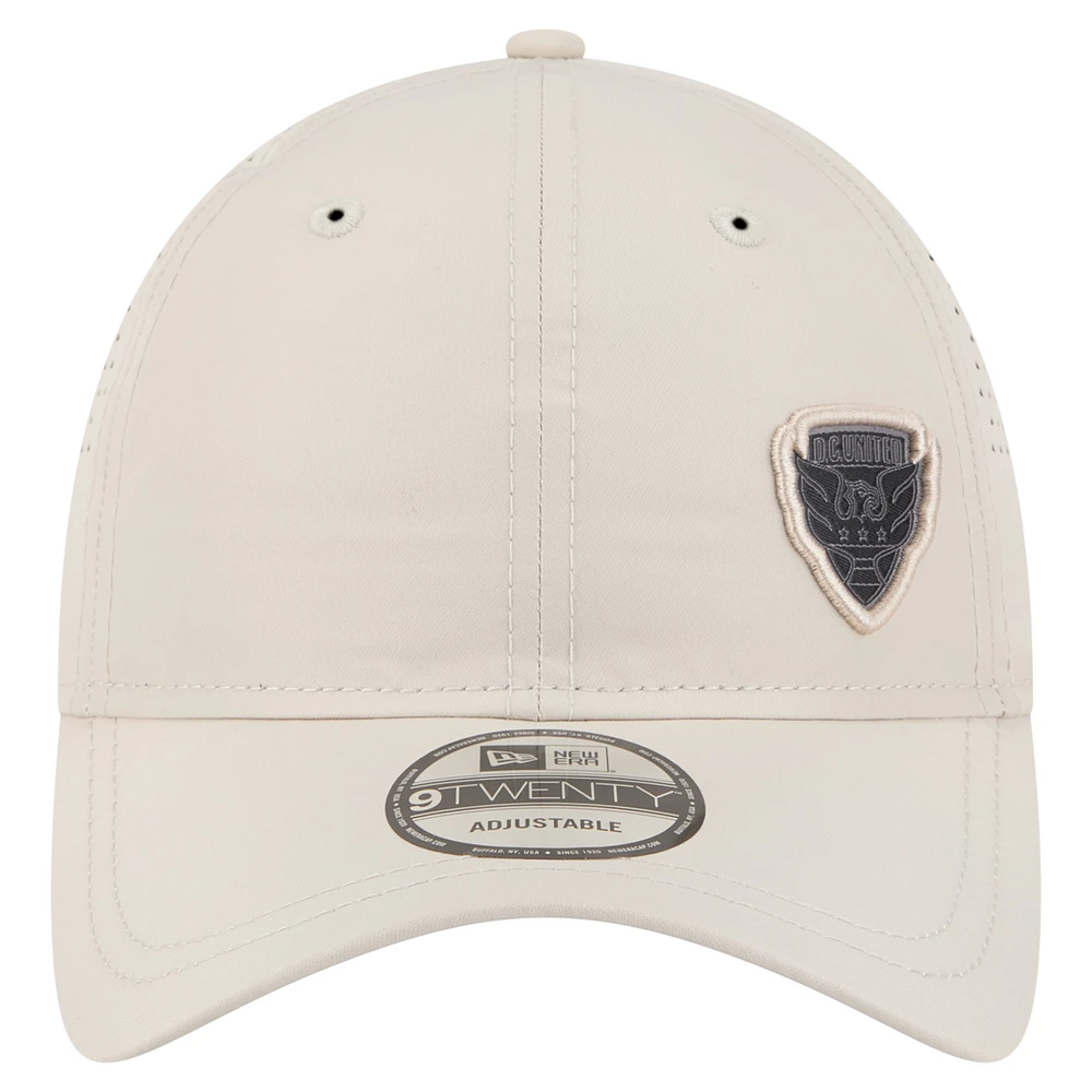 Men's New Era  Tan D.C. United Active 9TWENTY Adjustable Hat