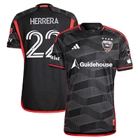 Men's adidas Aaron Herrera Black D.C. United 2024 The Icon Kit Authentic Player Jersey