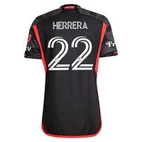 Men's adidas Aaron Herrera Black D.C. United 2024 The Icon Kit Authentic Player Jersey