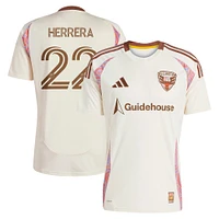 Maillot réplique du joueur adidas Aaron Herrera Natural D.C. United 2025 The Soul Kit pour homme