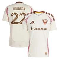 Maillot réplique du joueur adidas Aaron Herrera Natural D.C. United 2025 The Soul Kit pour homme