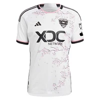 Men's adidas Andy Najar White D.C. United 2023 The Cherry Blossom Kit Authentic Player Jersey