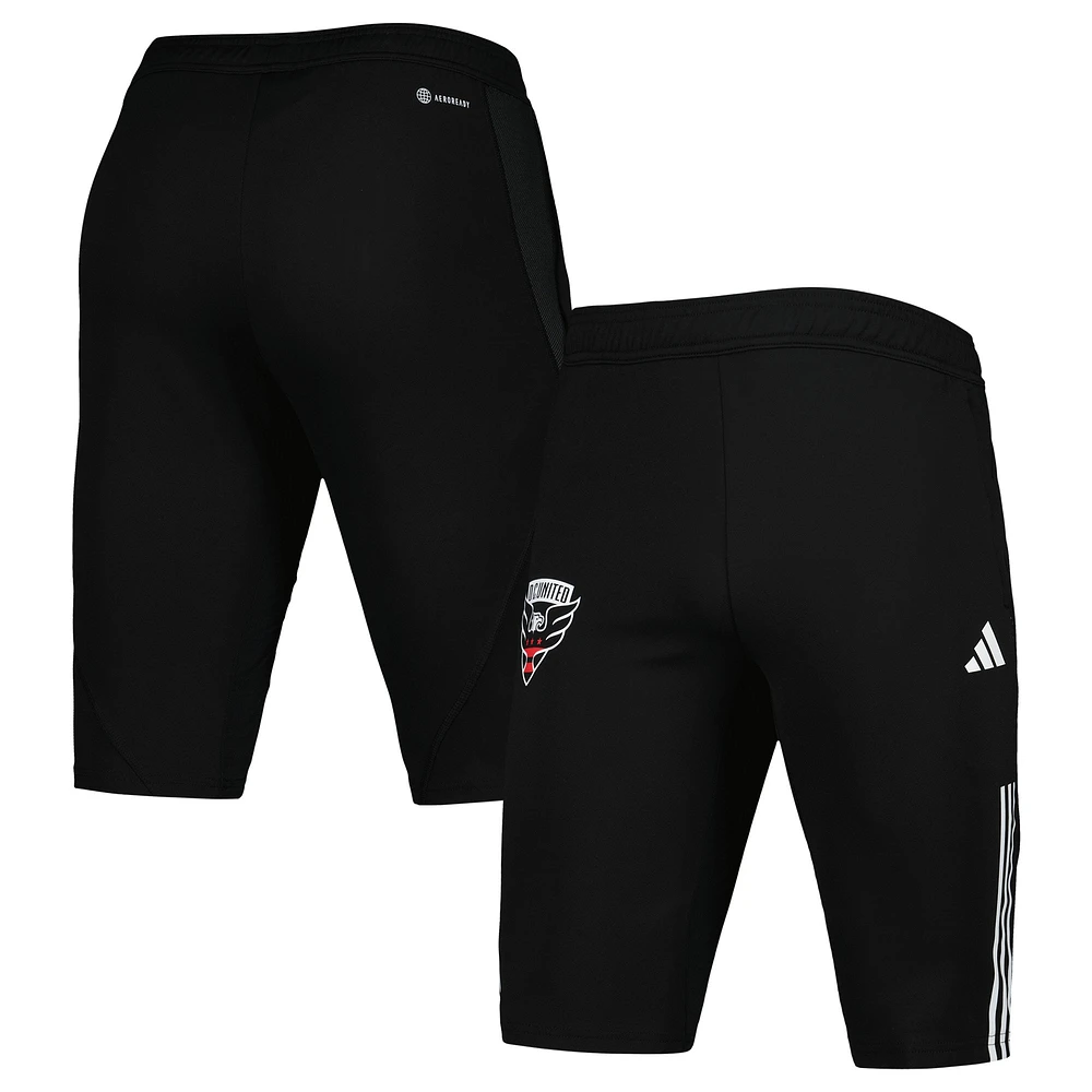 Men's adidas Black D.C. United 2023 On-Field Training AEROREADY Half Pants