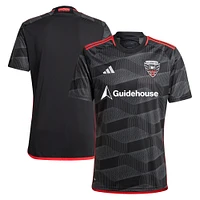 Maillot adidas noir D.C. United 2024 The Icon Kit Replica pour homme