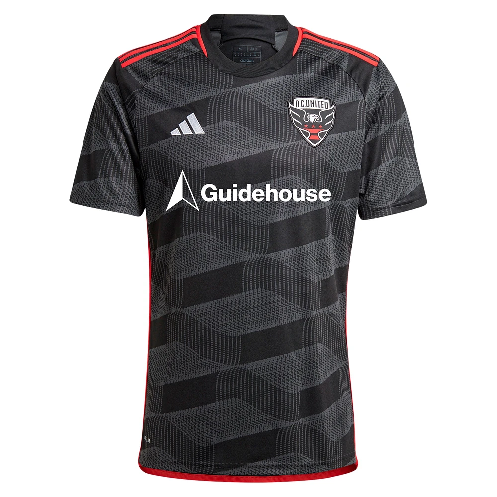 Men's adidas  Black D.C. United 2024 The Icon Kit Replica Jersey