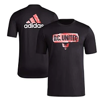 T-shirt adidas D.C. United Local Pop AEROREADY noir pour hommes