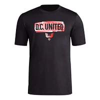 T-shirt adidas D.C. United Local Pop AEROREADY noir pour hommes