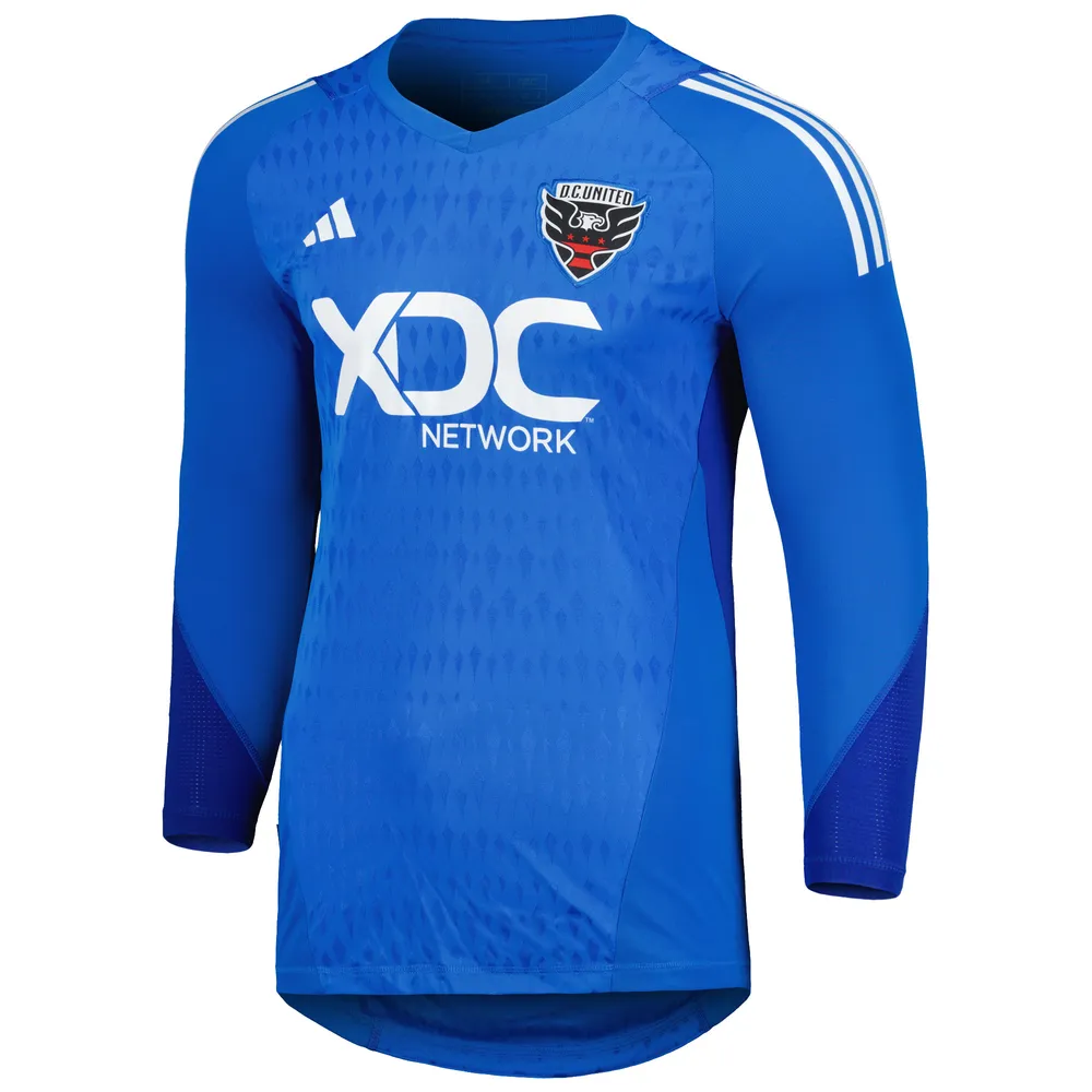 Maillot réplique à manches longues pour homme adidas D.C. United 2023 Goalkeeper Bleu