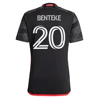 Men's adidas Christian Benteke Black D.C. United 2024 The Icon Kit Replica Player Jersey