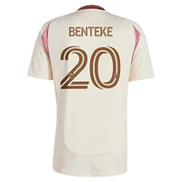 Maillot de joueur réplique adidas Christian Benteke Natural D.C. United 2025 The Soul Kit pour homme