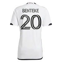 Homme adidas Christian Benteke Blanc D.C. United 2023 The Cherry Blossom Kit Replica Player Jersey